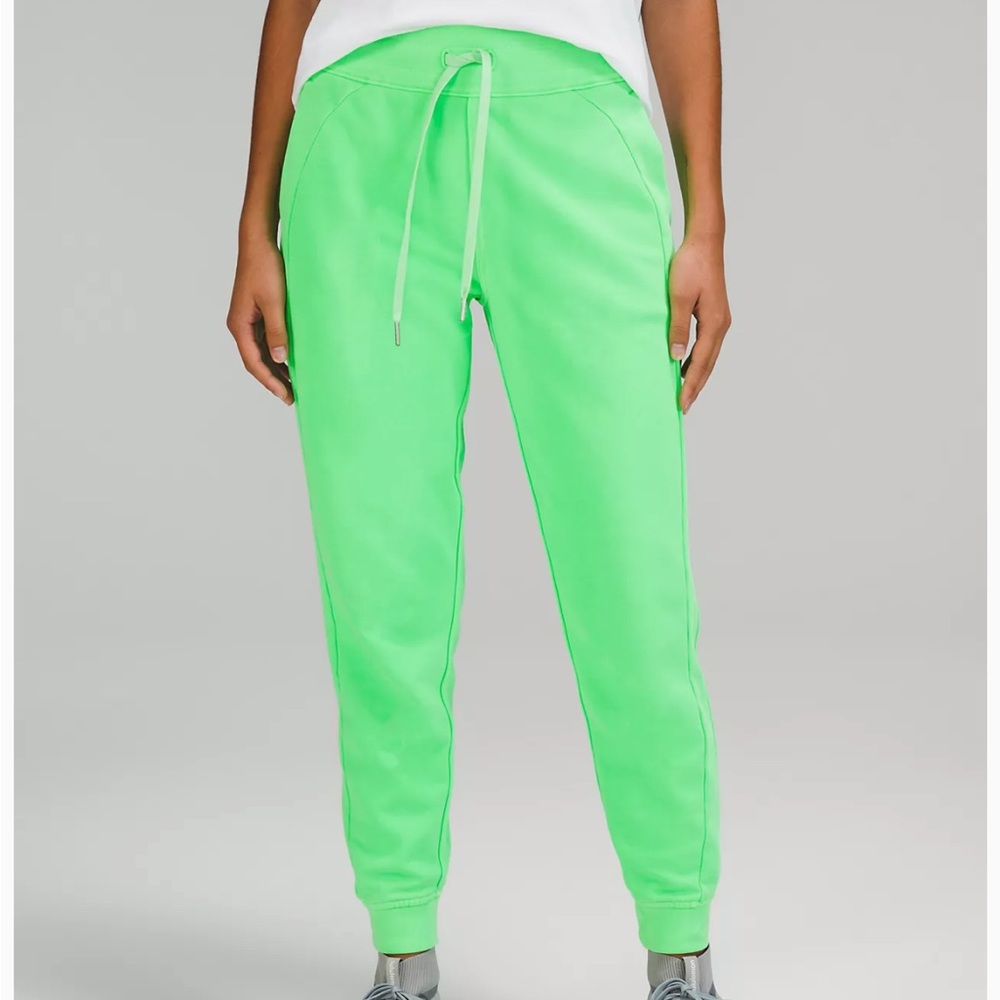 lululemon athletica Neon Green Track Pants